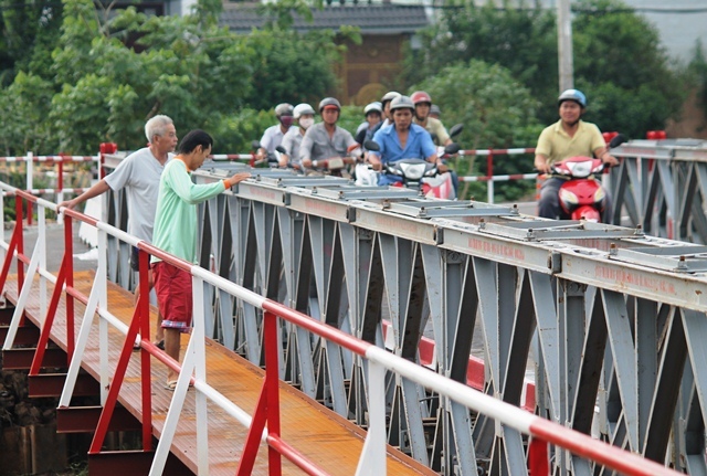 Cầu thép xây “thần tốc” 14 ngày ở Sài Gòn
