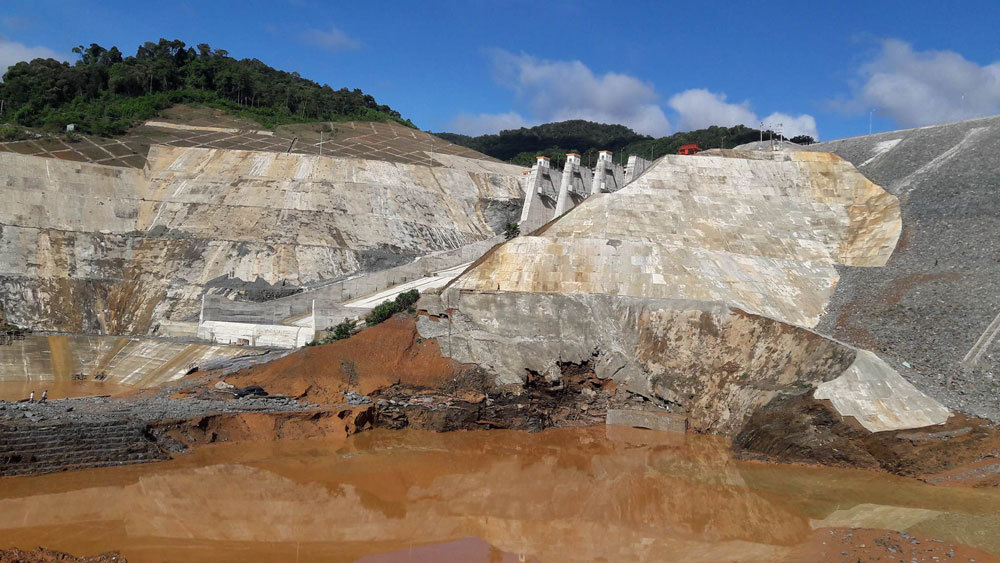 Hiện trường tan hoang vụ vỡ ống thủy điện Sông Bung 2