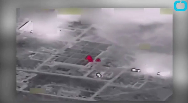 Xem phi cơ Mỹ bắn nát nhà máy vũ khí hóa học IS