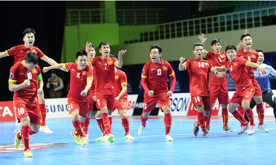 Futsal Việt Nam tăng hạng trên BXH FIFA