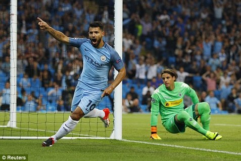 Video bàn thắng Man City 4-0 Moenchengladbach