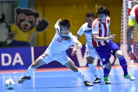 Video bàn thắng futsal Việt Nam 1-7 Paraguay