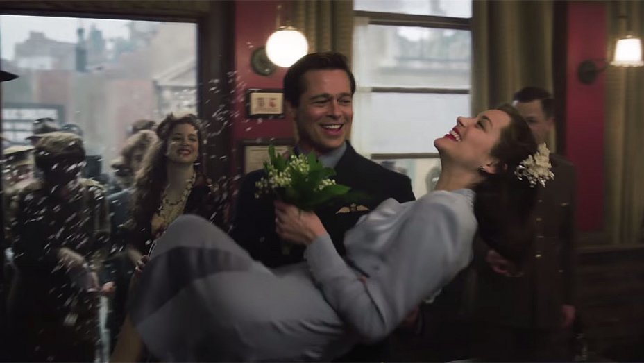 Hé lộ những cảnh quay nóng bỏng giữa Brad Pitt và Marion Cotillard