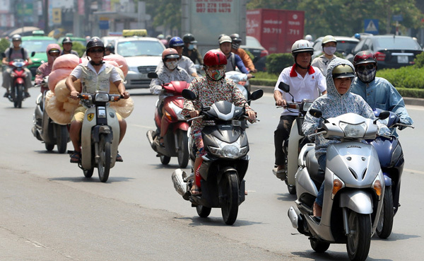 Nắng nóng quay lại miền Bắc