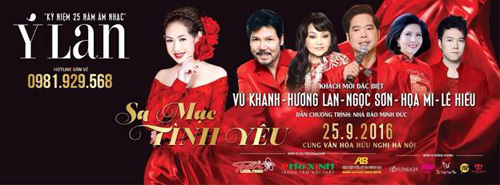 Ý Lan diễn tour xuyên Việt ‘Sa mạc tình yêu’