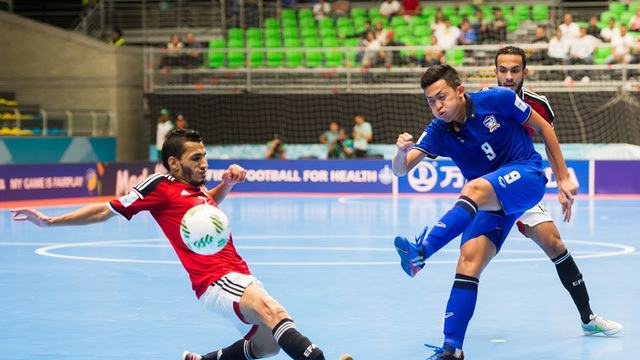 Thắng Ai Cập, Thái Lan vào vòng 1/8 World Cup futsal
