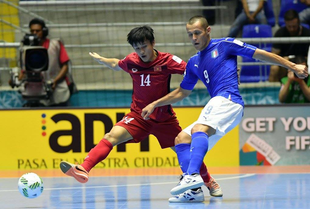 Video ĐT futsal Việt Nam 0-2 Italia