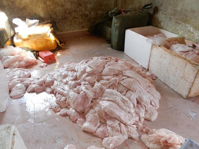 Biệt thự ở Sài Gòn chứa hơn 2 tấn nầm heo sữa TQ