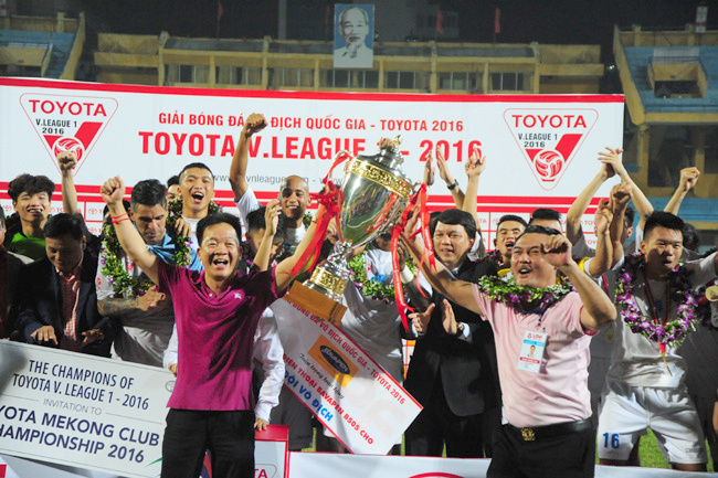 HN.T&T nghẹt thở lên ngôi vô địch V-League 2016