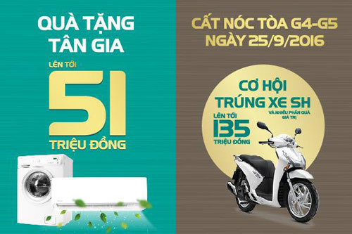 Cất nóc hai tòa cuối cùng dự án Five Star Garden