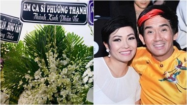 Phương Thanh gửi vòng hoa, không kịp về nhìn mặt Minh Thuận lần cuối