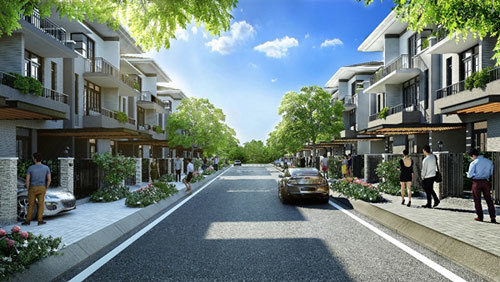 Biệt thự phố vườn Nam Sài Gòn hút khách muốn an cư