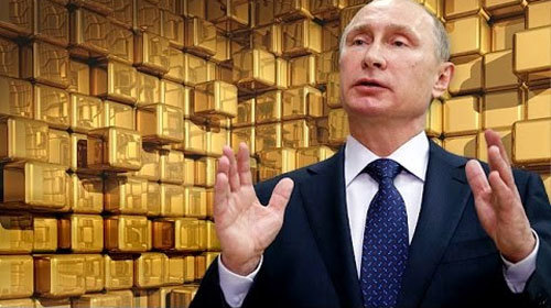 Vàng xuống đáy, Putin tăng tốc gom: Đối phó với nguy cơ