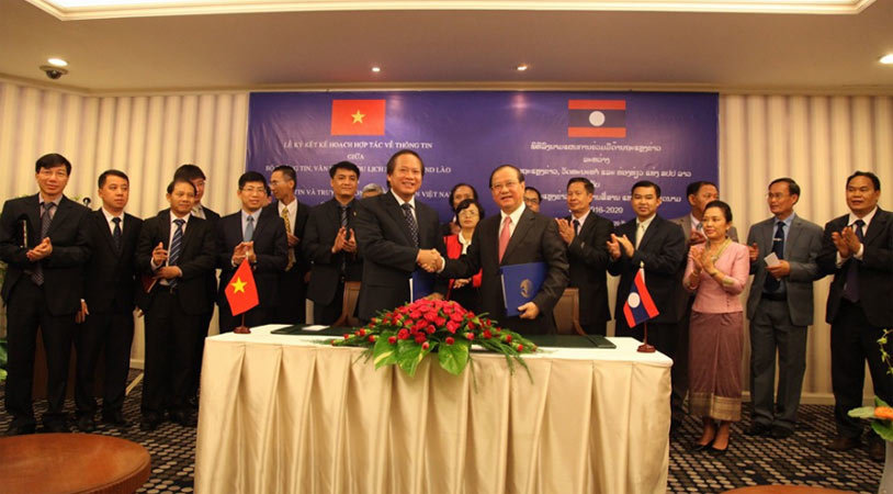 Việt Nam - Lào đẩy mạnh hợp tác trao đổi thông tin