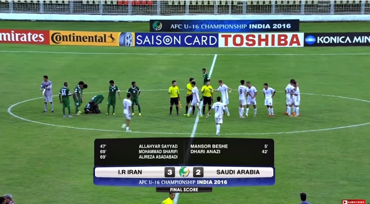 IRAN 3-2 SAUDI ARABIA