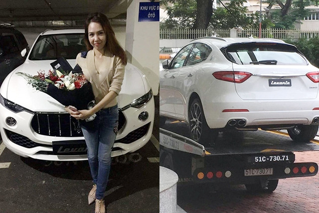 Nữ đại gia xinh đẹp 'đập hộp' Maserati Levante 5 tỷ đầu tiên tại Việt Nam