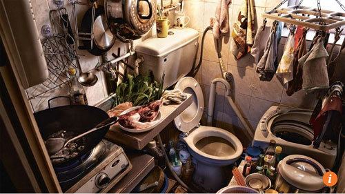 Cảnh kinh khủng trong khu nhà nghèo ở Hong Kong