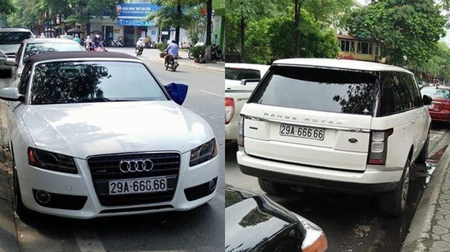 Xôn xao cặp đôi xe sang Audi A5 và Range Rover chung biển 