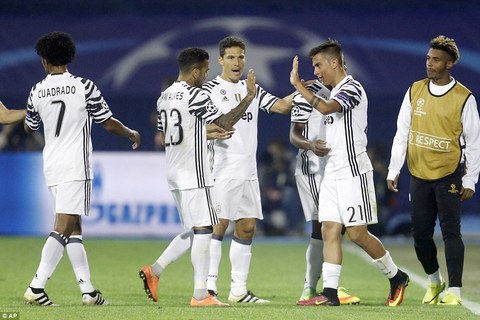 Video bàn thắng Dinamo Zagreb 0-4 Juventus