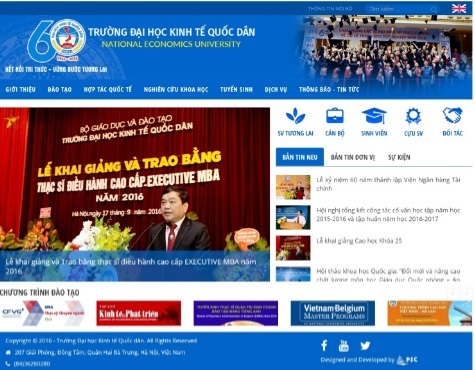 Đại học Kinh tế Quốc dân khai trương Cổng thông tin điện tử mới