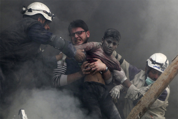 Hình ảnh khắc họa cơn ác mộng kinh hoàng ở Aleppo