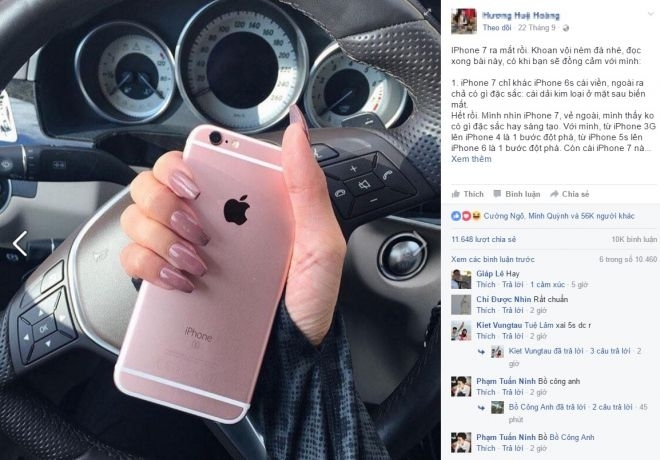 Chia sẻ về việc bỏ 30 triệu mua iPhone 7 gây tranh cãi