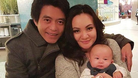 Hình ảnh hiếm hoi của chồng con Xuân Mai