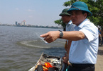 Chủ tịch Hà Nội trực chiến xử lý vụ cá chết Hồ Tây