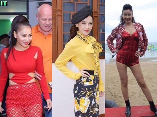 Thu Minh lộ vòng 2 ngấn mỡ, Chi Pu sến sẩm với mũ nồi