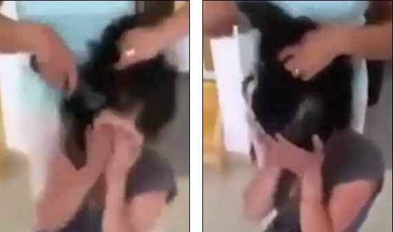 Mẹ cạo đầu con gái vì bắt nạt bệnh nhân ung thư hói đầu