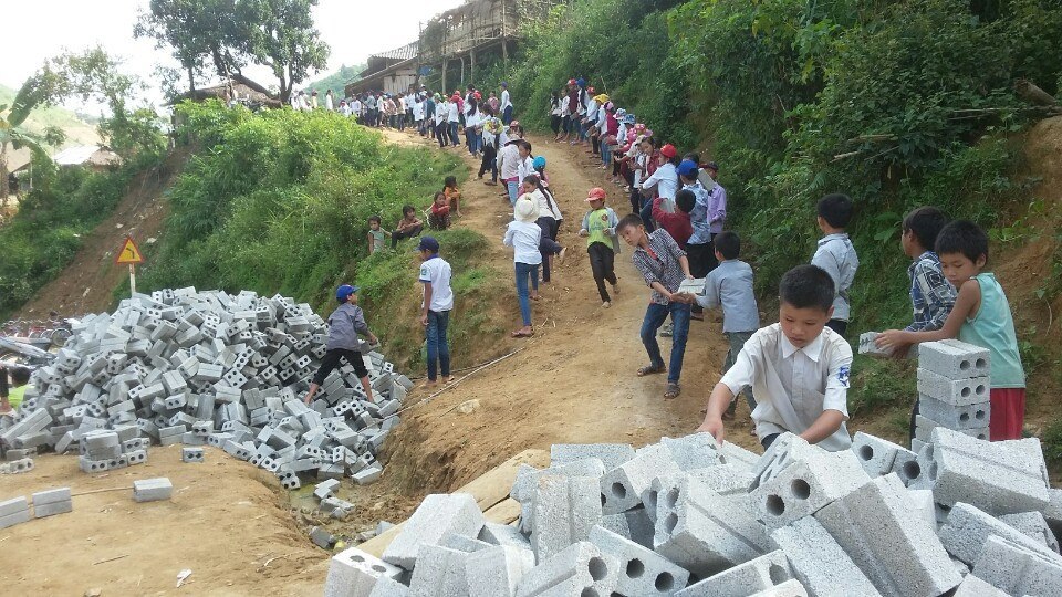 Hình ảnh đẹp của học sinh một trường tiểu học