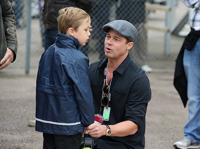 Brad Pitt lần đầu được gặp con sau khi ly dị