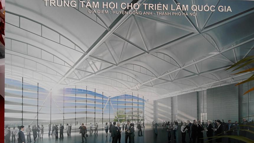 Hà Nội xây trung tâm hội chợ triển lãm lớn nhất châu Á
