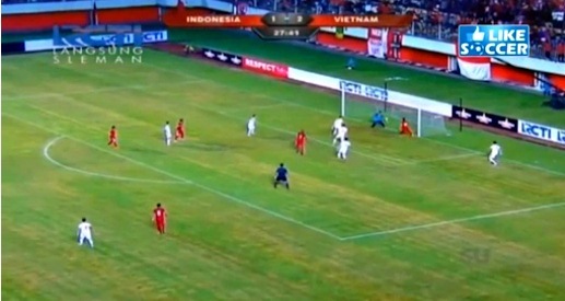 Indo goal 28'