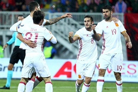 Video bàn thắng Albania 0-2 Tây Ban Nha