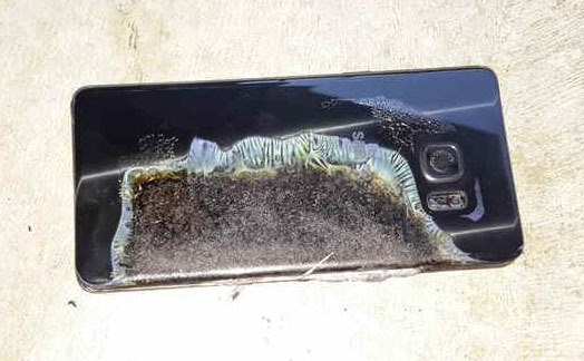 Galaxy Note 7 mới tiếp tục phát nổ