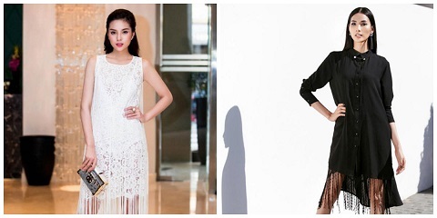 Phong cách mix đồ tua rua cực chất của Minh Hằng, Jennifer Phạm