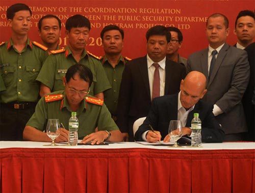 Hồ Tràm Strip phối hợp Công an để đảm bảo an ninh cho du khách