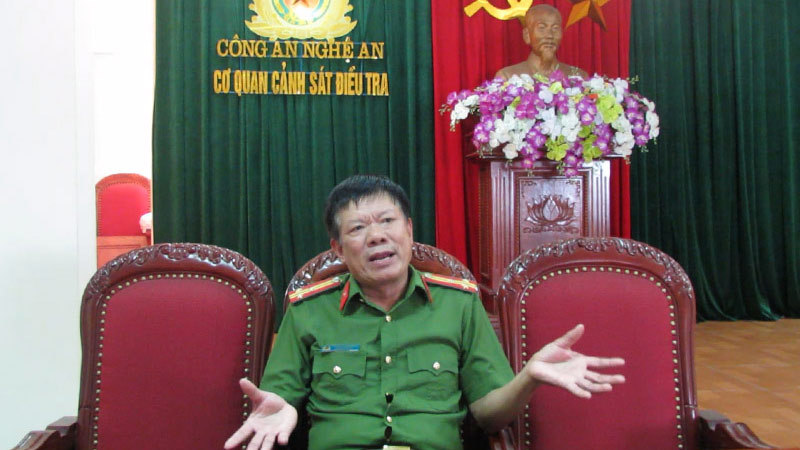 PV Thượng tá Hoàng Trọng Đống