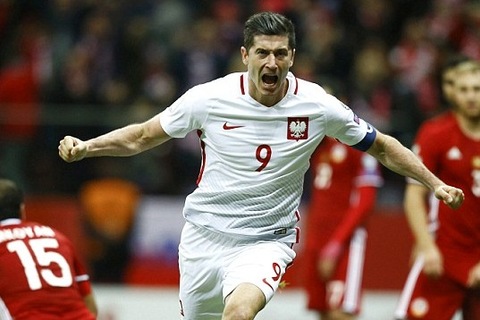 Video bàn thắng Ba Lan 2-1 Armenia
