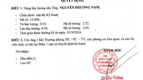 Không còn làm giám đốc vẫn ký hàng loạt quyết định