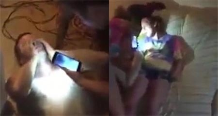 Con gái phát video trực tiếp cảnh bố mẹ đang phê thuốc tại nhà