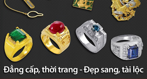 Bảo Tín Minh Châu có quầy trang sức nam chuyên biệt