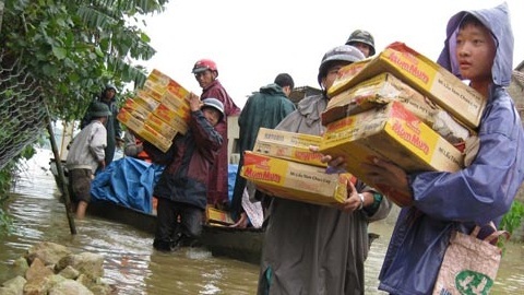 Góc nhìn đáng suy ngẫm về cứu trợ miền Trung của HH Thụy Quân