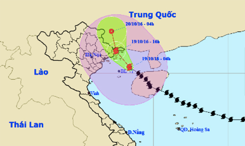 Bão số 7 vào Quảng Ninh, Hà Nội đề phòng gió giật