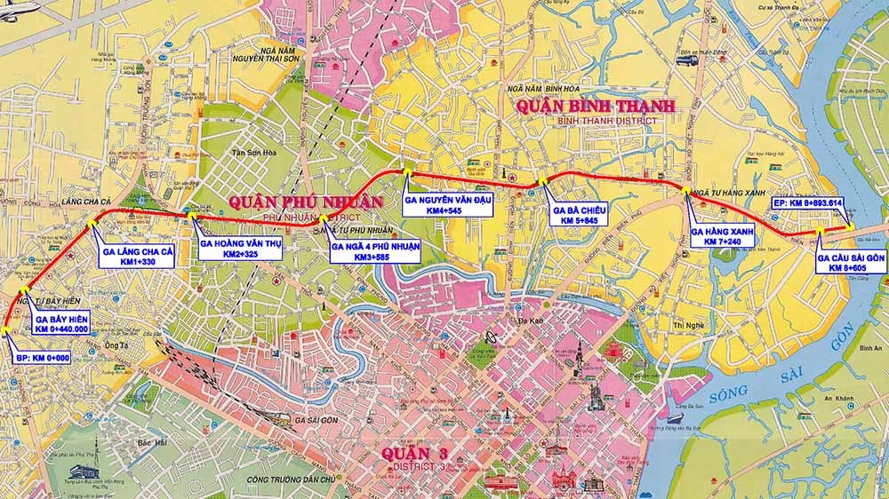 TPHCM trình Quốc hội tuyến Metro số 5 giai đoạn 1