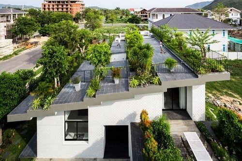 Ngôi nhà ngập cây xanh ở Nha Trang hút hồn báo ngoại