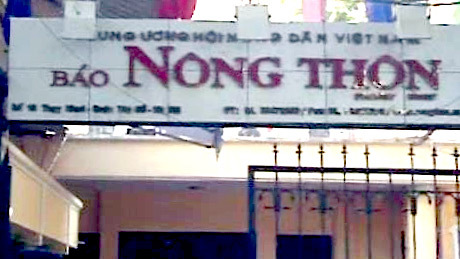 Thu hồi thẻ nhà báo của phóng viên báo Nông thôn ngày nay