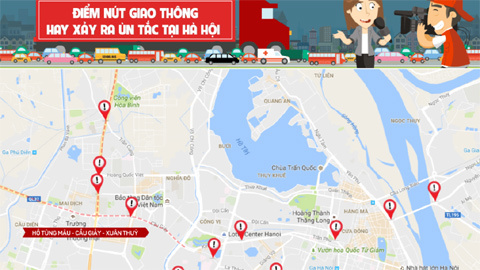Có trong tay bản đồ này, không lo tắc ngập ở Hà Nội