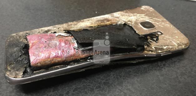 Galaxy S7 Edge phát nổ tại Mỹ trong khi sạc
